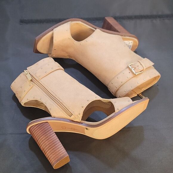 BRAND NEW JESSICA SIMPSON ROCHDALE OPEN TOE BOOTIE S2 - Picture 10 of 15